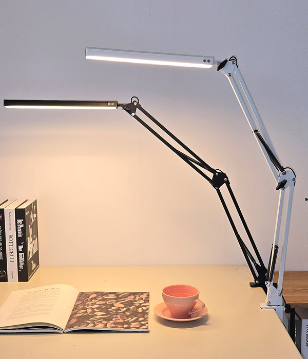 에코 집게스탠드 학생스탠드 (화이트, 블랙)