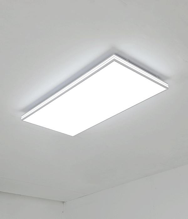 누리플 3색변환 리모컨 국산LED거실등 2등 55W